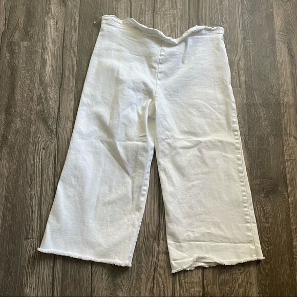 Revolve LACAUSA Denim Wide Leg Crop Pants - Picture 7 of 8